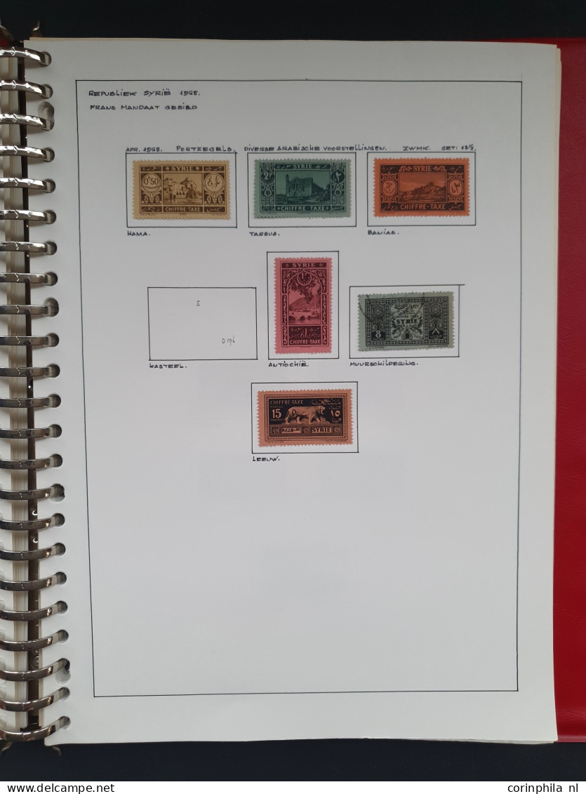 1920-1987, collection used and * with better sets and stamps in 2 ringbinders