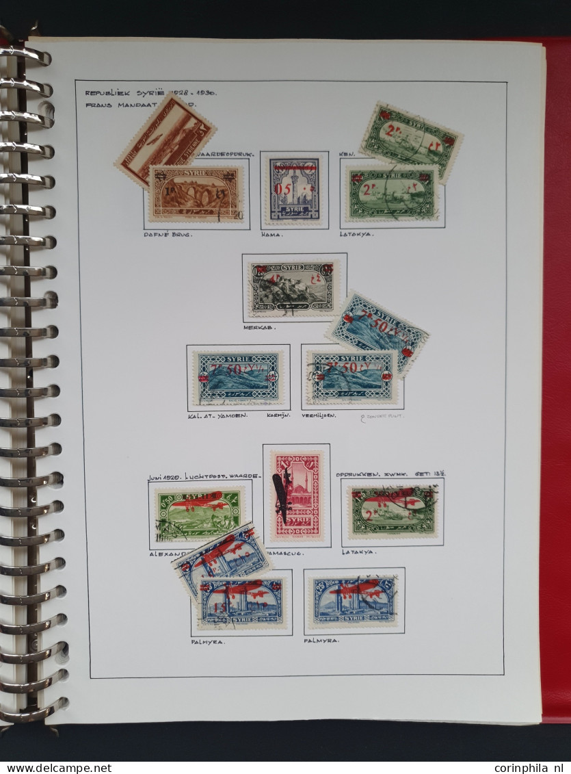 1920-1987, collection used and * with better sets and stamps in 2 ringbinders