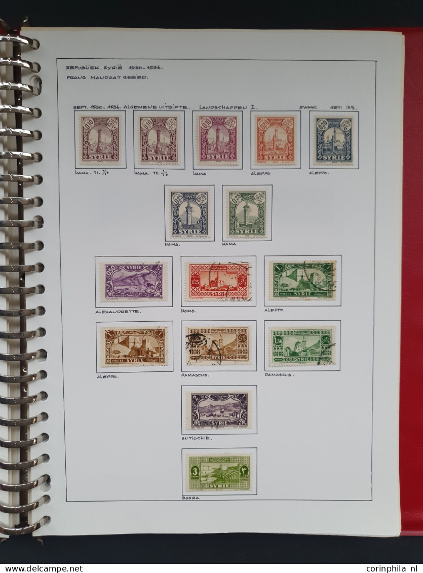 1920-1987, collection used and * with better sets and stamps in 2 ringbinders