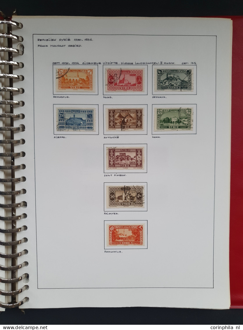 1920-1987, collection used and * with better sets and stamps in 2 ringbinders