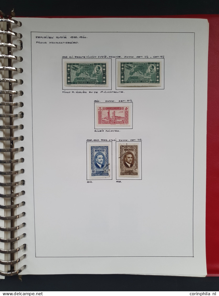 1920-1987, collection used and * with better sets and stamps in 2 ringbinders