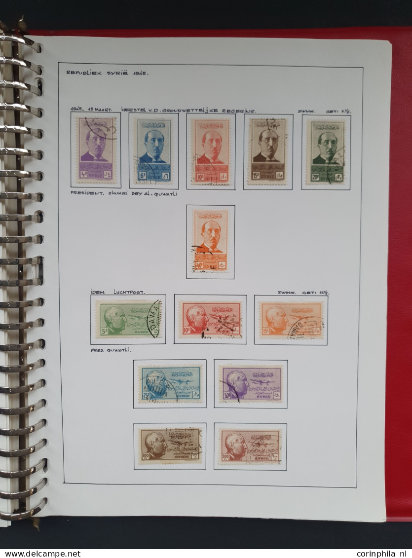 1920-1987, collection used and * with better sets and stamps in 2 ringbinders