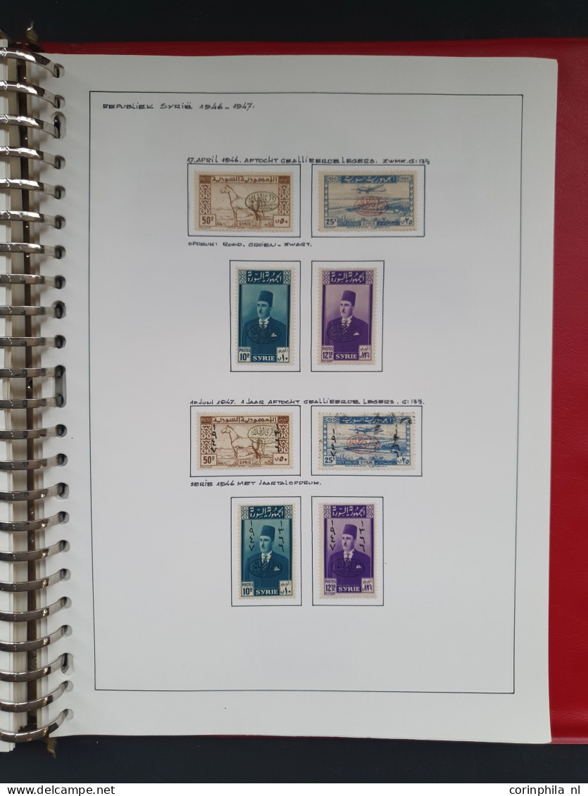 1920-1987, collection used and * with better sets and stamps in 2 ringbinders