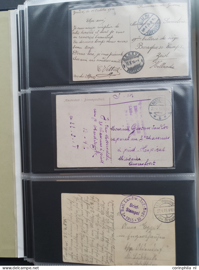 Cover , Airmail 1800-1960c. accumulation of covers/postcards (over 1600 items) including better frankings, Netherlands a