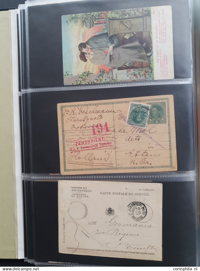 Cover , Airmail 1800-1960c. accumulation of covers/postcards (over 1600 items) including better frankings, Netherlands a