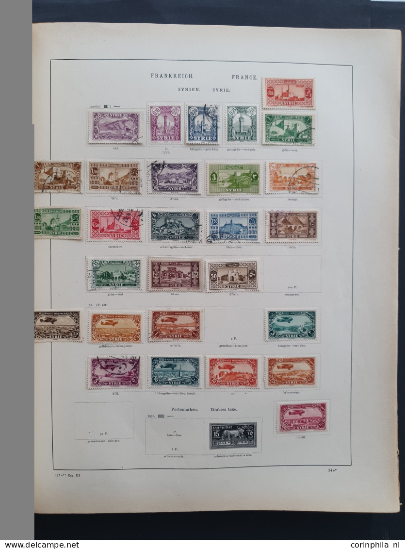 1870c. - 1940 collection in 3 large old Schwaneberger albums