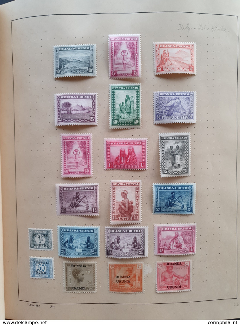 1870c.-1945c. Worldcollection Used And * With Better Items Including French Colonies, Italian Colonies, Asia, USA Etc. I - Colecciones (en álbumes)