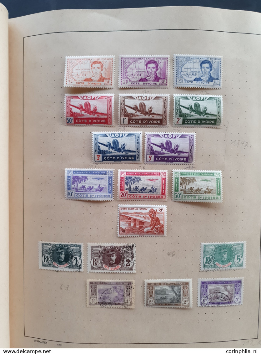 1870c.-1945c. worldcollection used and * with better items including French Colonies, Italian Colonies, Asia, USA etc. i