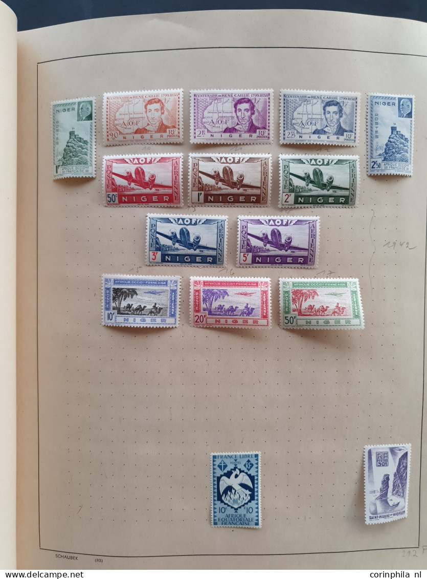 1870c.-1945c. worldcollection used and * with better items including French Colonies, Italian Colonies, Asia, USA etc. i
