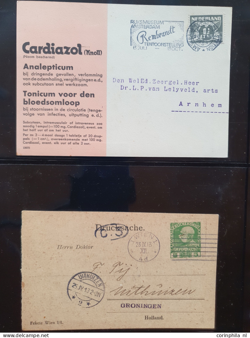 Cover 1890c. onwards interesting collection topic - direct mail to doctors - with many nicely illustrated covers and pos