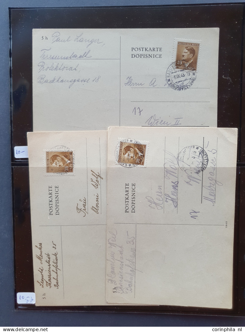 Cover 1900c onwards topic war mostly postal history including postcards with censor, registered, leaflets, postkrieg, fi