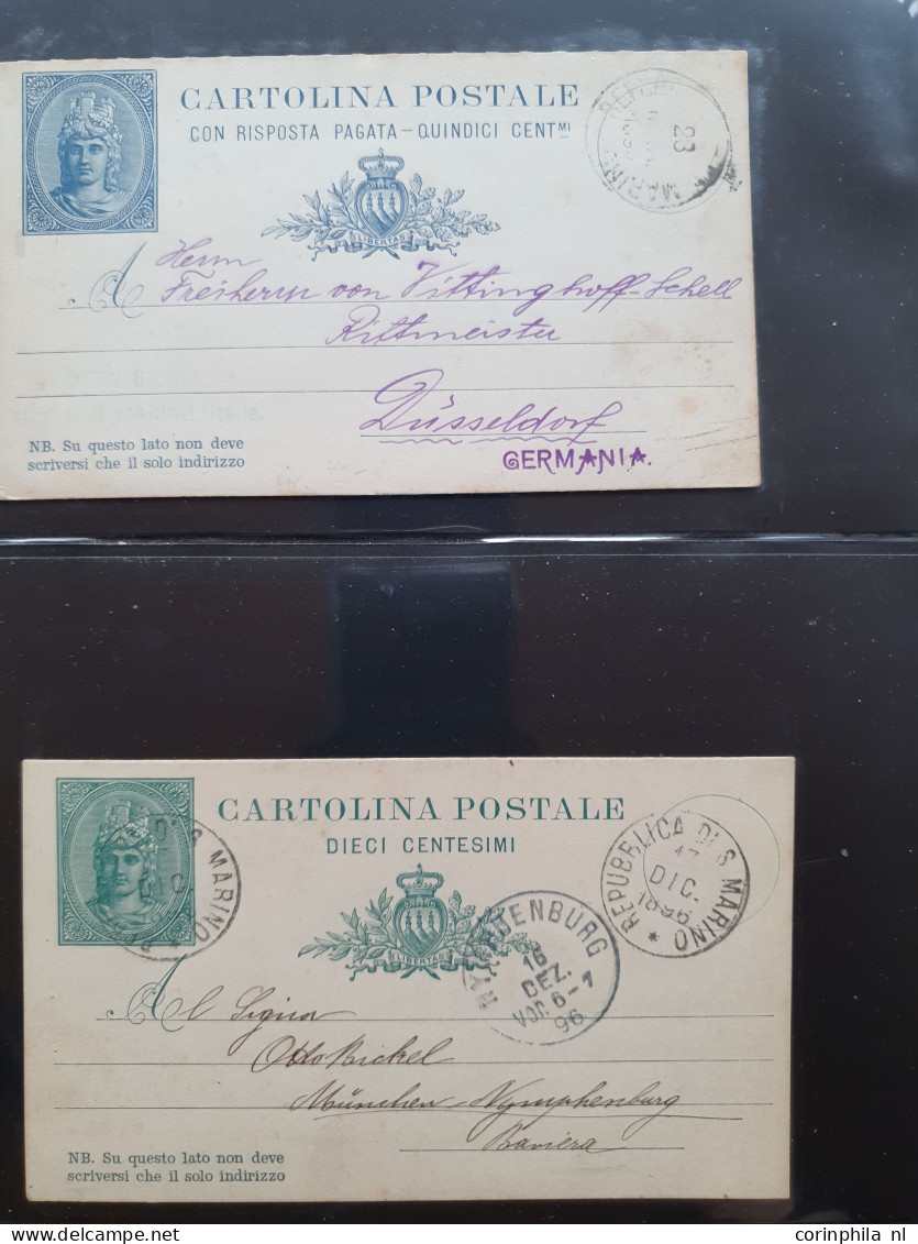 Cover 1900c. Onwards Collection Theme Otto Bickel Etc. Mostly Postal Stationery And Post Cards Including Exotic Countrie - Collections (with Albums)