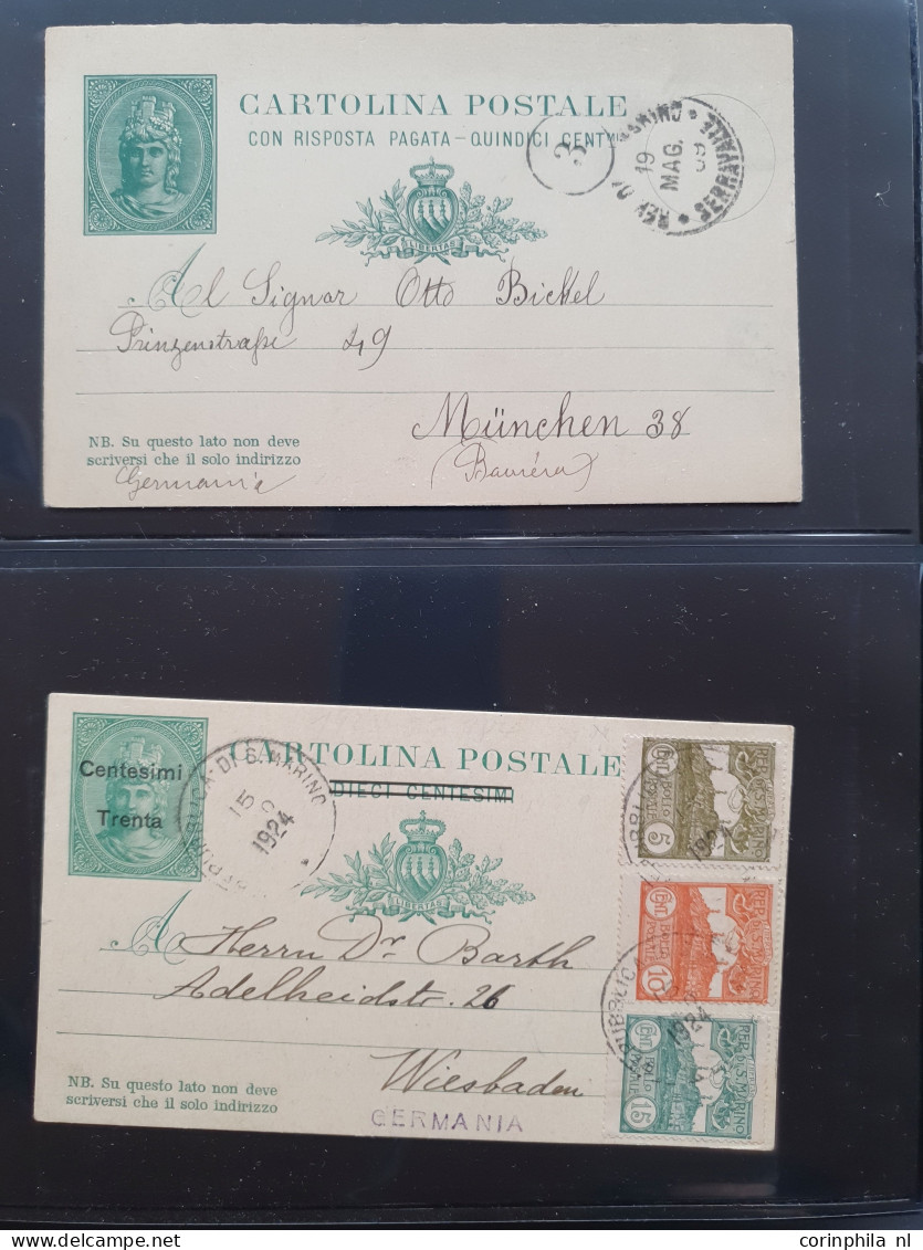 Cover 1900c. onwards collection theme Otto Bickel etc. mostly postal stationery and post cards including exotic countrie