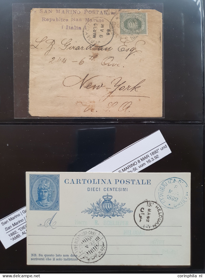 Cover 1900c. onwards collection theme Otto Bickel etc. mostly postal stationery and post cards including exotic countrie