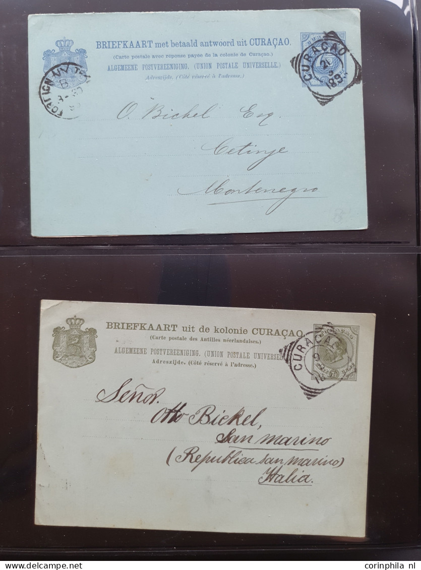 Cover 1900c. onwards collection theme Otto Bickel etc. mostly postal stationery and post cards including exotic countrie