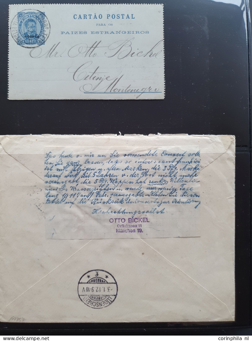 Cover 1900c. onwards collection theme Otto Bickel etc. mostly postal stationery and post cards including exotic countrie