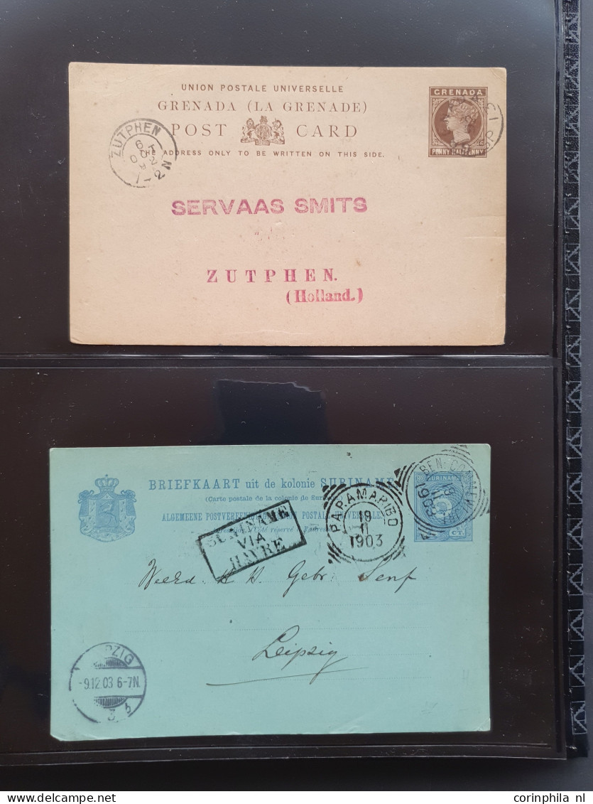 Cover 1900c. onwards collection theme Otto Bickel etc. mostly postal stationery and post cards including exotic countrie