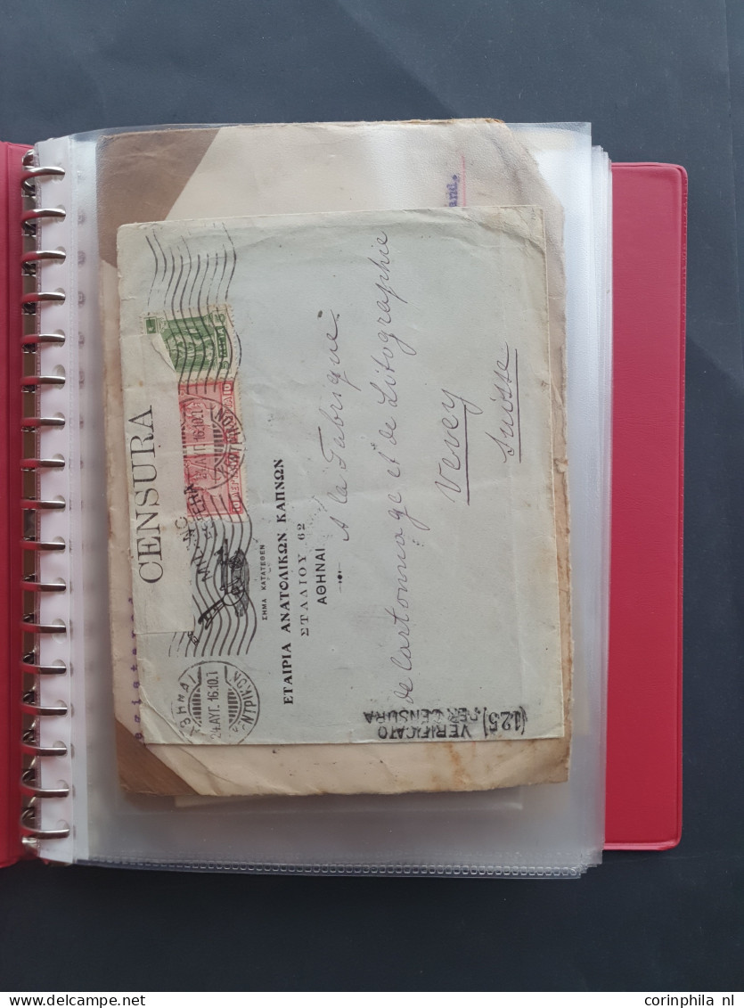 1828c. Onwards Collection Postal History Including Japan, Maritime Postcards, Austria, Hungary Etc. With Better Items In - Collections (en Albums)