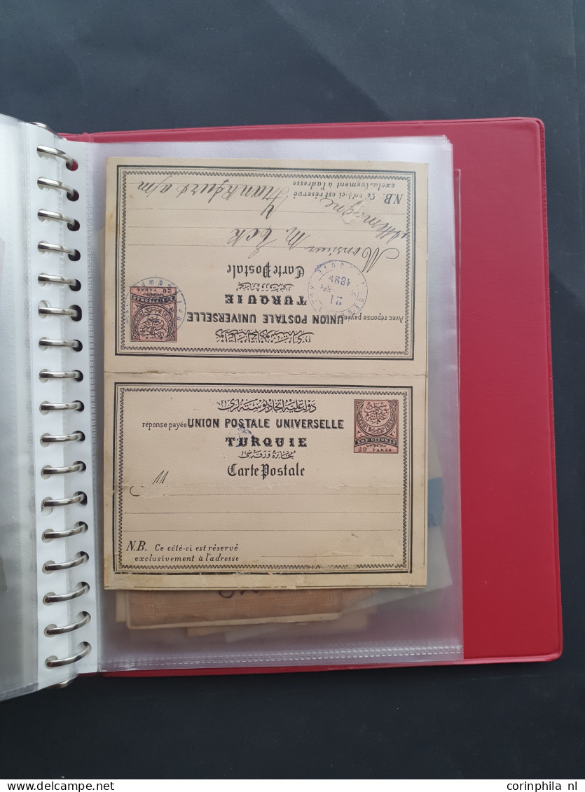 1828c. onwards collection postal history including Japan, Maritime postcards, Austria, Hungary etc. with better items in