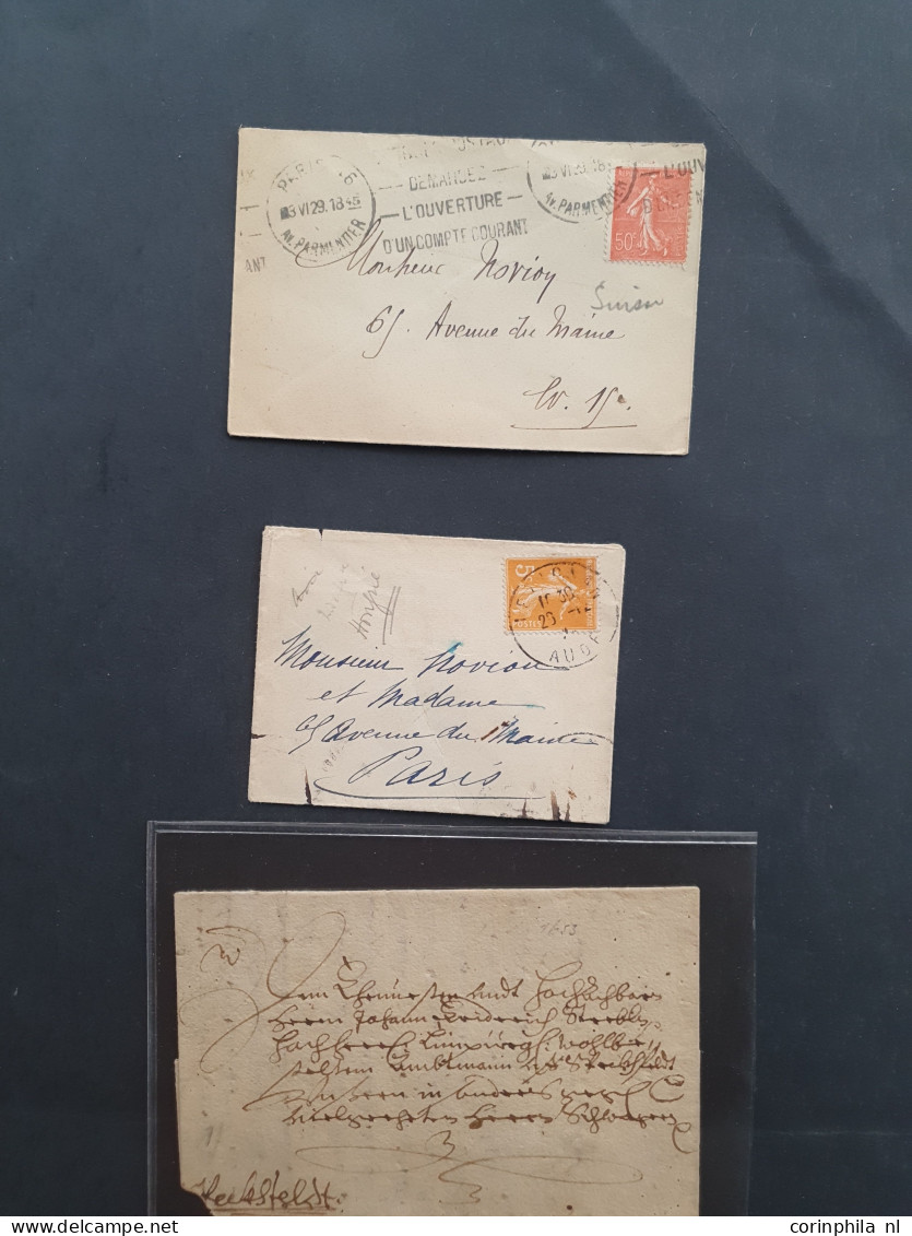 1828c. onwards collection postal history including Japan, Maritime postcards, Austria, Hungary etc. with better items in