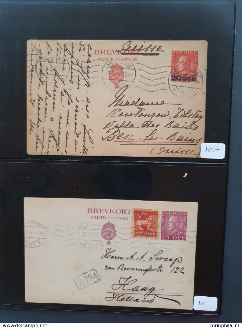 Cover 1850 Onwards Covers And Postal Stationery Mostly Better Items Including Germany, Italy, Commonwealth, Persia, Fran - Collections (en Albums)