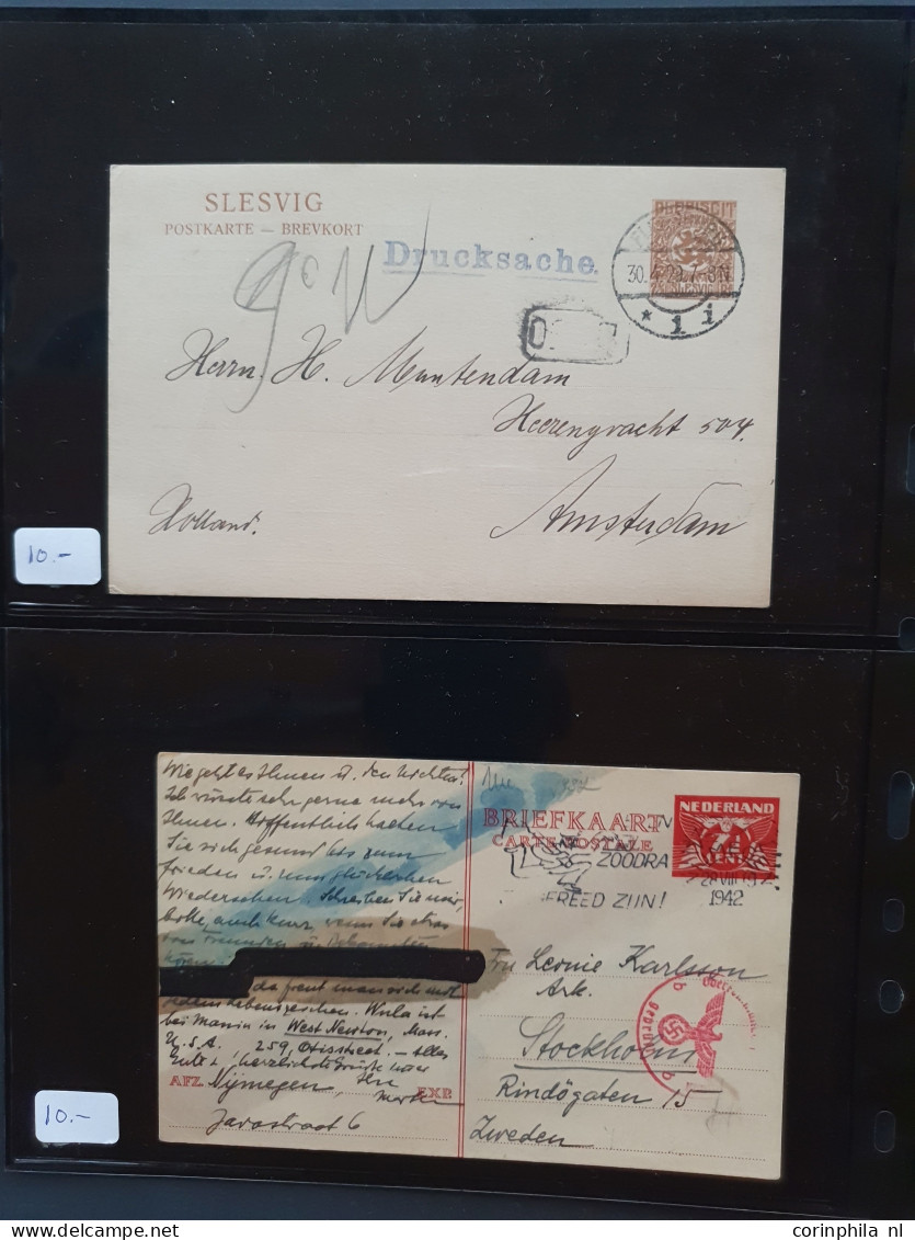 Cover 1850 onwards covers and postal stationery mostly better items including Germany, Italy, Commonwealth, Persia, Fran