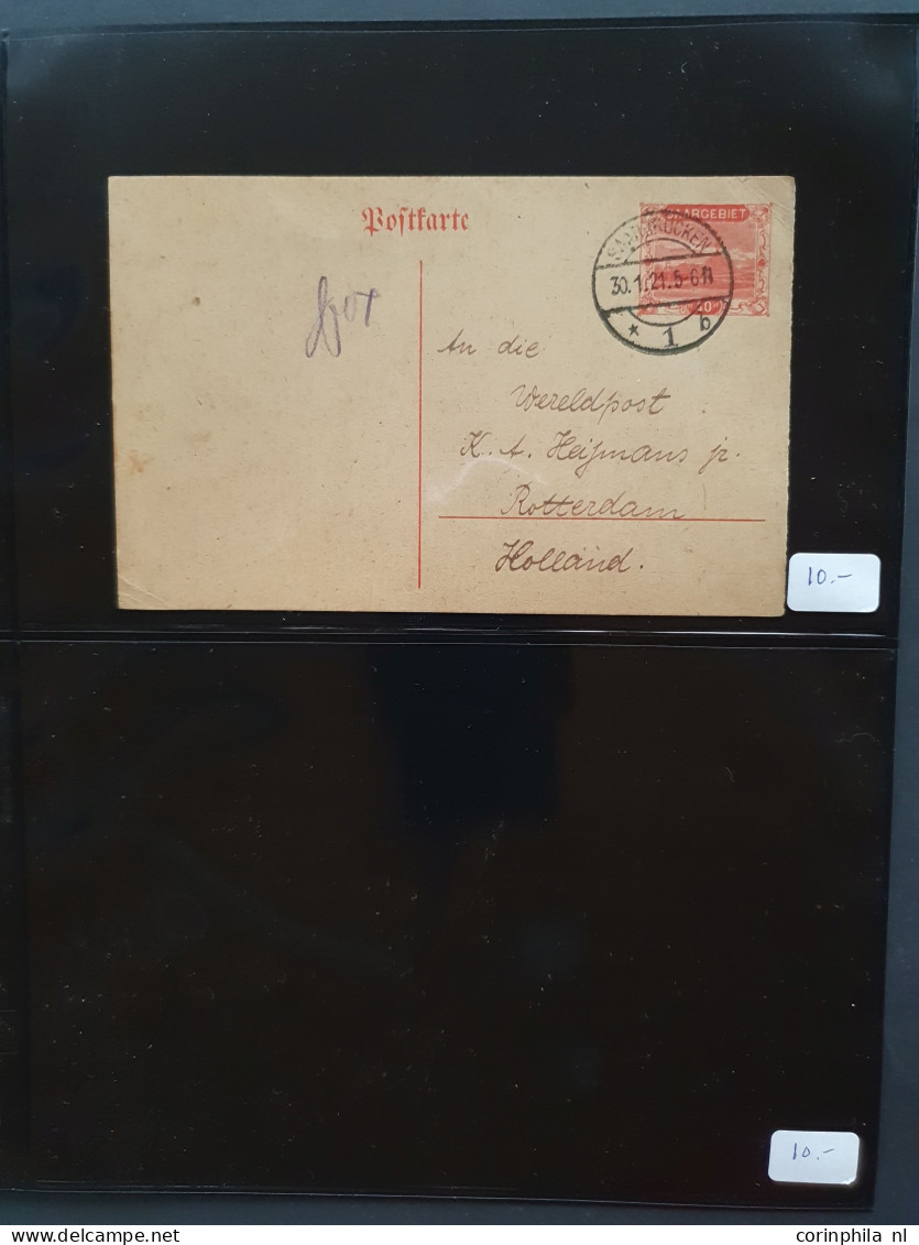 Cover 1850 onwards covers and postal stationery mostly better items including Germany, Italy, Commonwealth, Persia, Fran