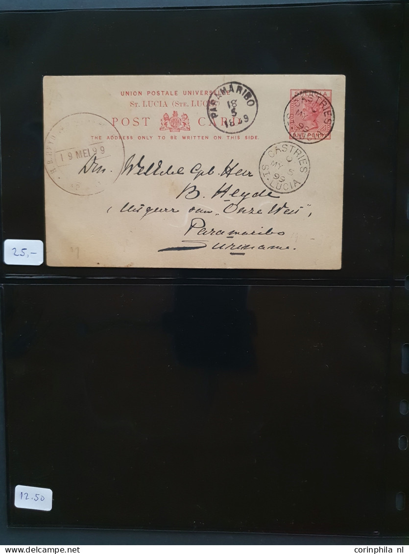 Cover 1850 onwards covers and postal stationery mostly better items including Germany, Italy, Commonwealth, Persia, Fran