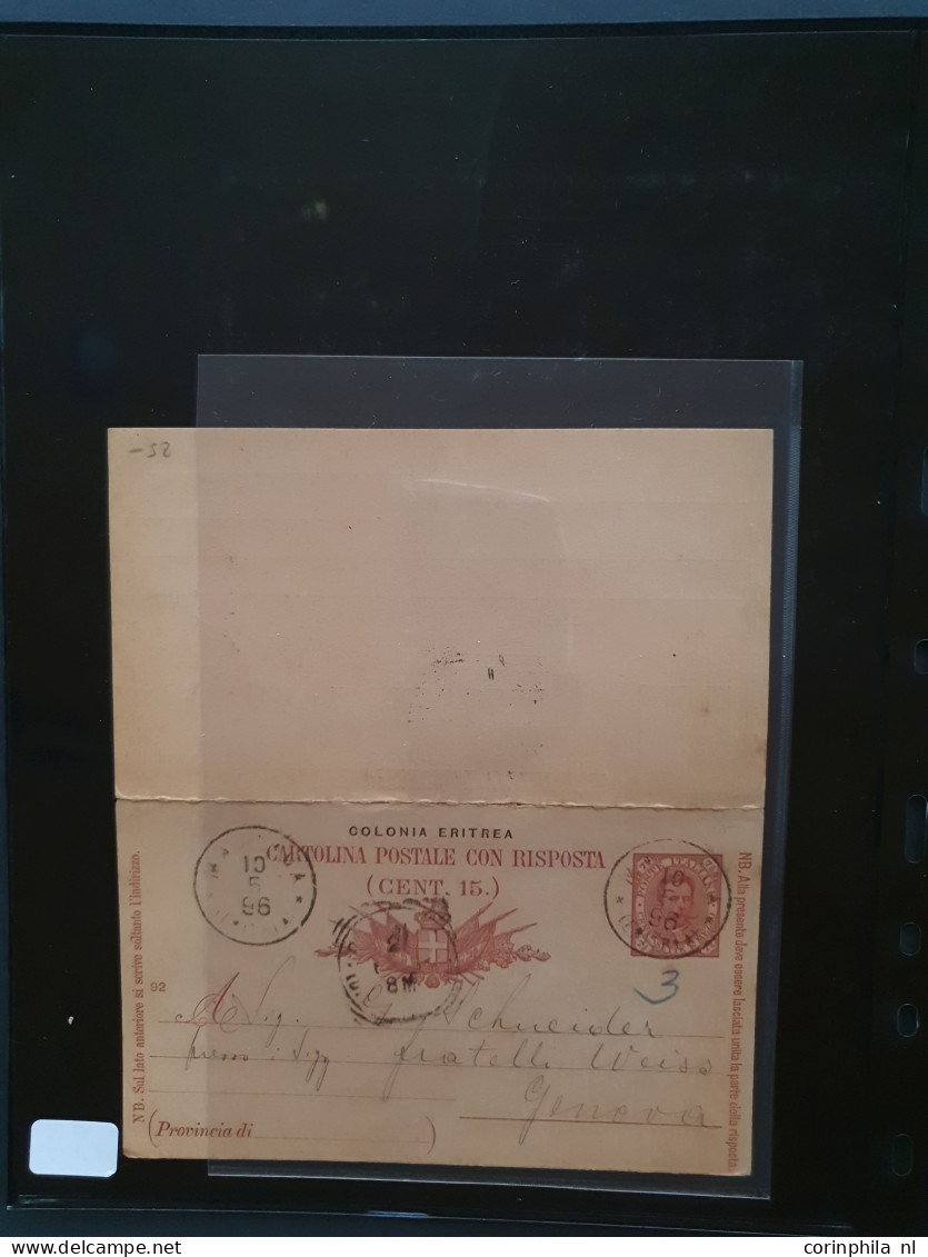 Cover 1850 onwards covers and postal stationery mostly better items including Germany, Italy, Commonwealth, Persia, Fran