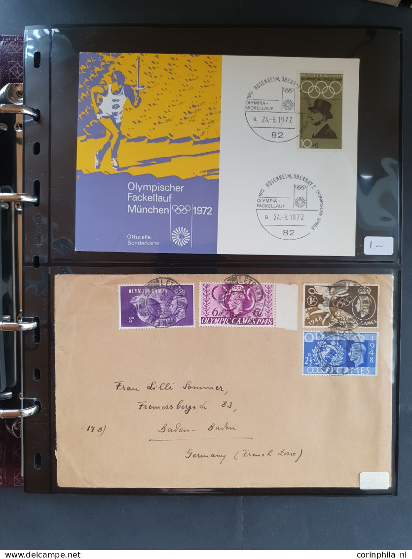 Cover 1880-2000 covers and postal stationery including some better (around the world cards), change of address cards, Ol