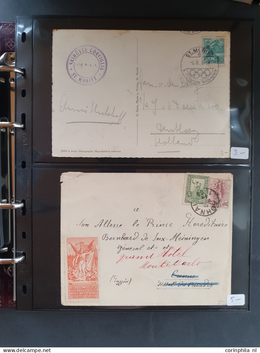 Cover 1880-2000 covers and postal stationery including some better (around the world cards), change of address cards, Ol