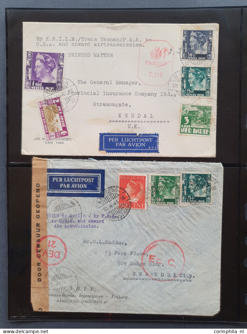 Cover , Airmail 1930-1970c. collection of covers/postcards with O.A.T. postmarks (Onward Air Transmission - approx. 230 