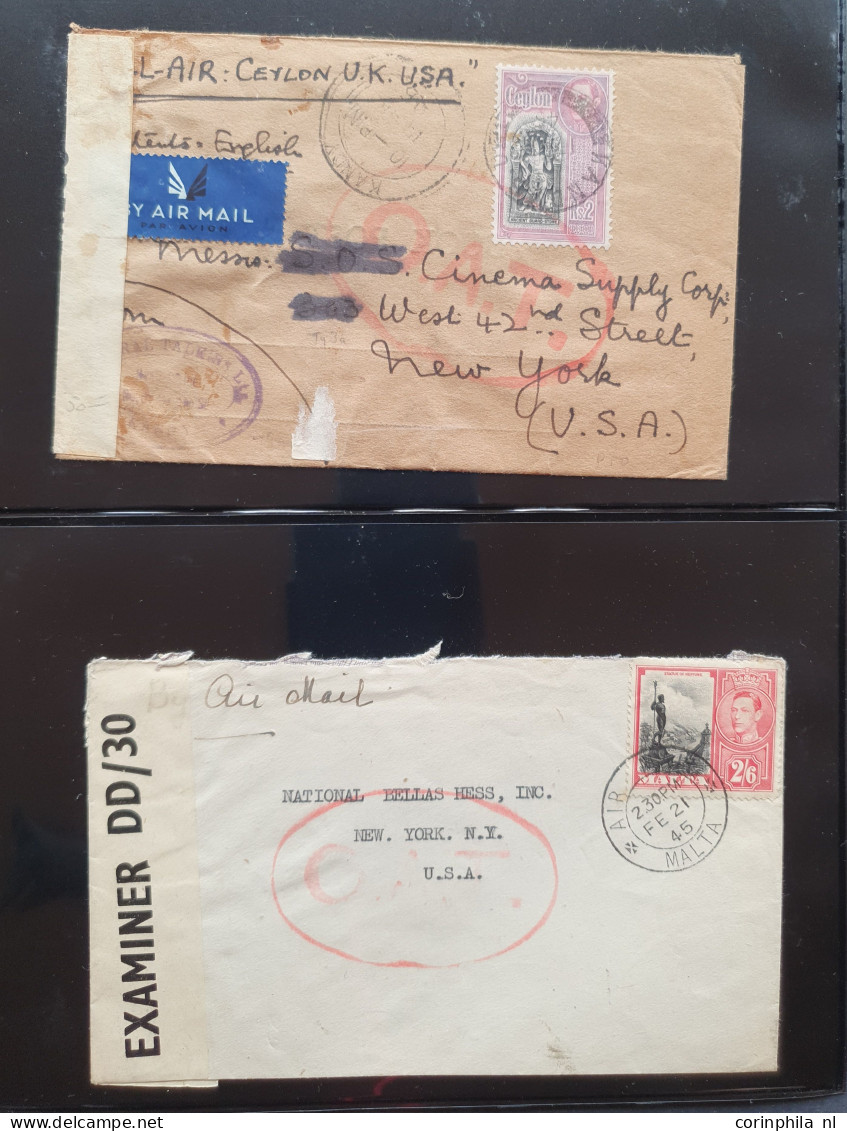 Cover , Airmail 1930-1970c. collection of covers/postcards with O.A.T. postmarks (Onward Air Transmission - approx. 230 