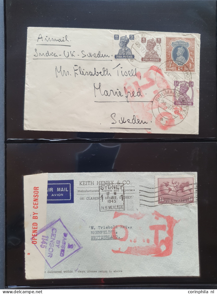 Cover , Airmail 1930-1970c. collection of covers/postcards with O.A.T. postmarks (Onward Air Transmission - approx. 230 