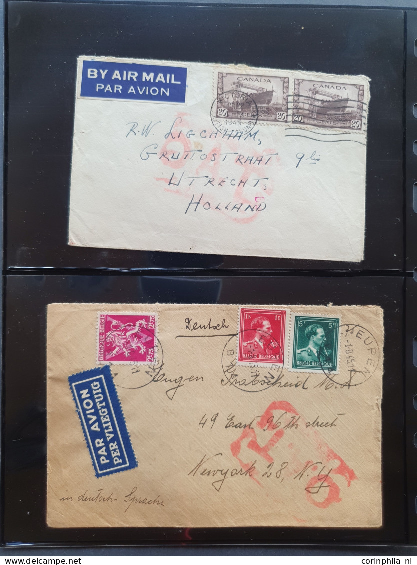 Cover , Airmail 1930-1970c. collection of covers/postcards with O.A.T. postmarks (Onward Air Transmission - approx. 230 