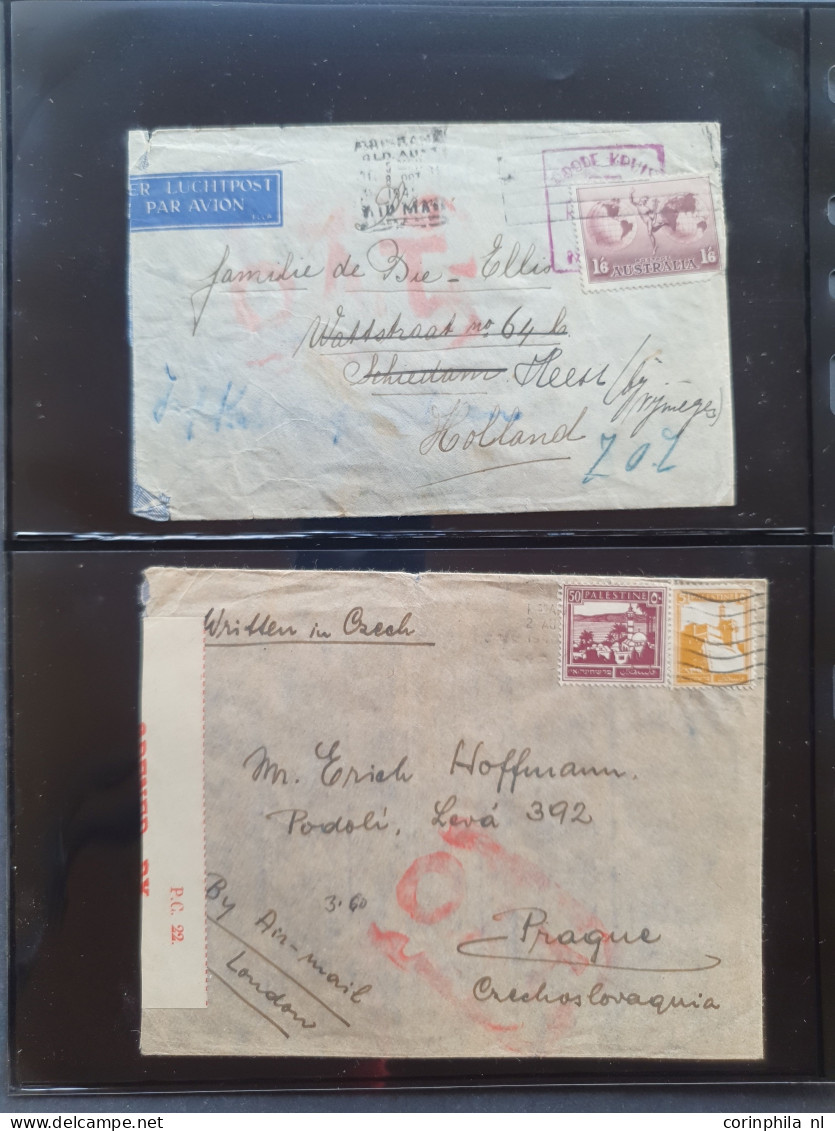 Cover , Airmail 1930-1970c. collection of covers/postcards with O.A.T. postmarks (Onward Air Transmission - approx. 230 