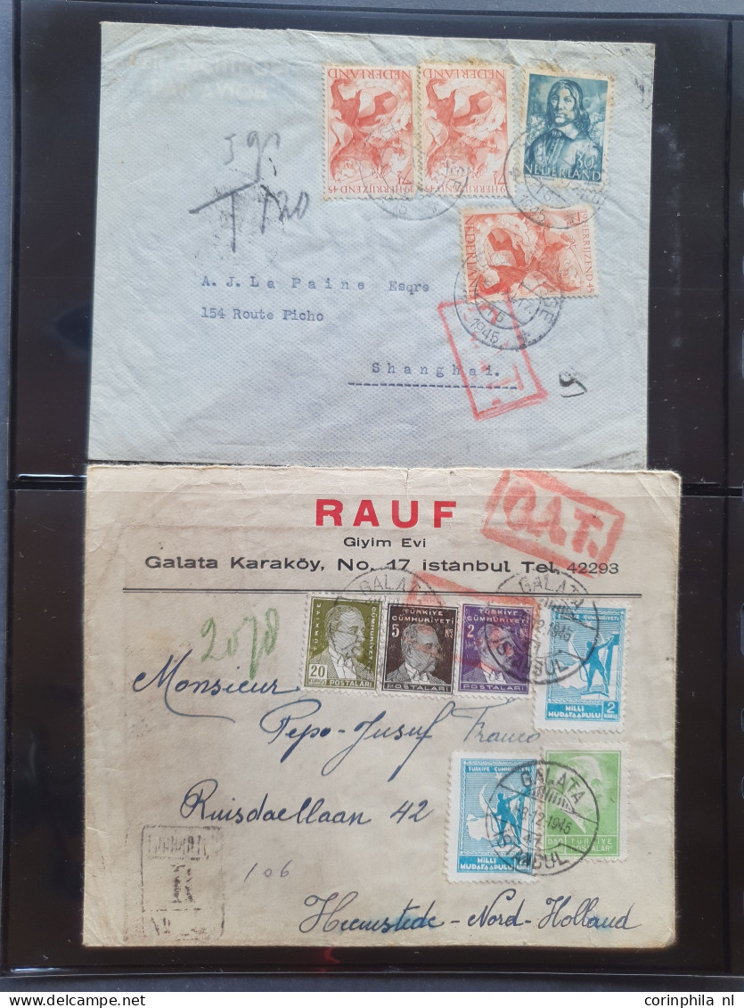 Cover , Airmail 1930-1970c. collection of covers/postcards with O.A.T. postmarks (Onward Air Transmission - approx. 230 