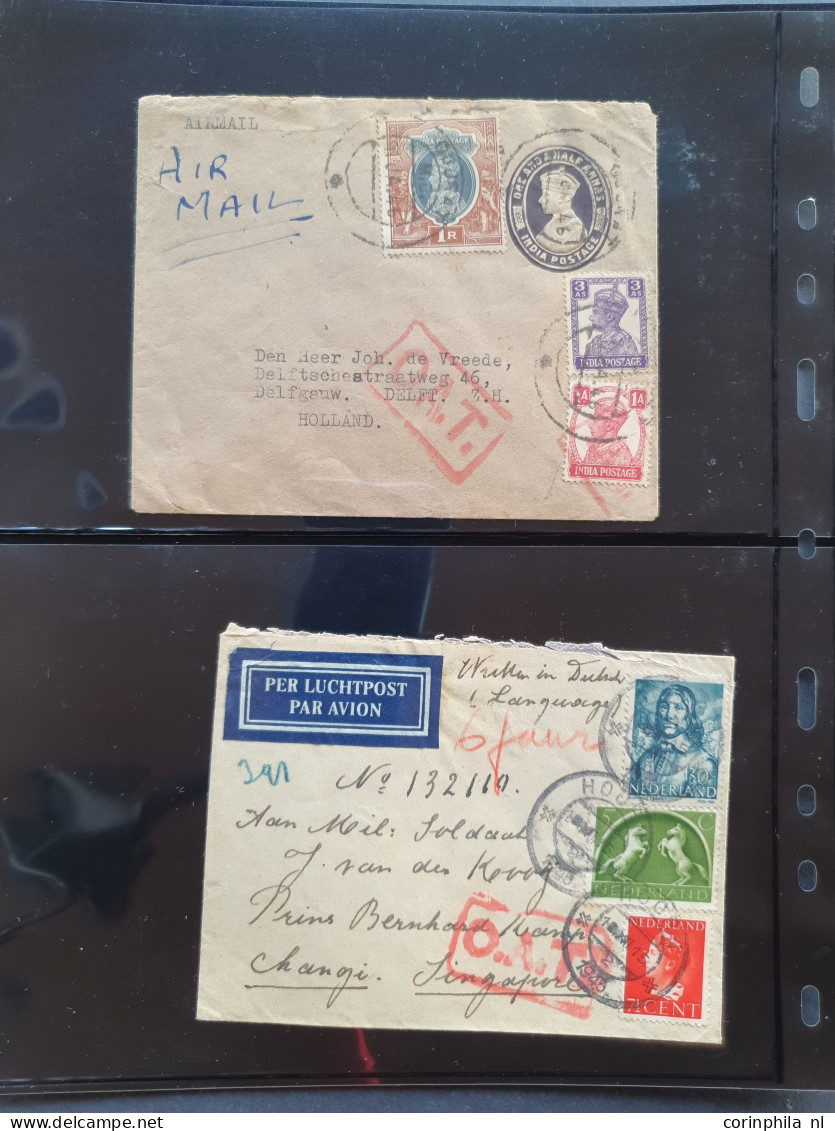 Cover , Airmail 1930-1970c. collection of covers/postcards with O.A.T. postmarks (Onward Air Transmission - approx. 230 