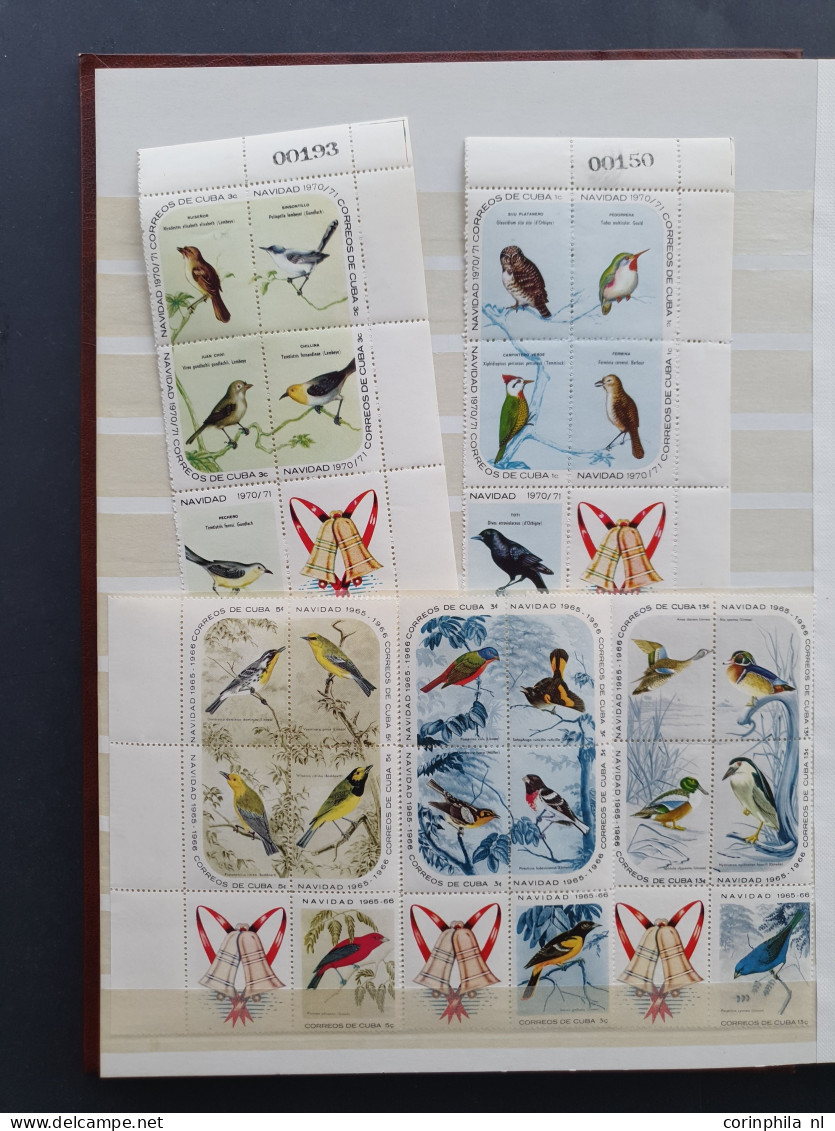 1915c./1995 collection insects and butterflies, nicely arranged collection with a large number of mostly ** sets and min