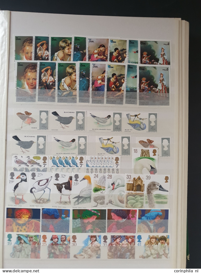 1930c Onwards, A Large Number Of Mostly ** Topical Sets And Miniature Sheets Including Sports, Birds, Animals, Transport - Sammlungen (im Alben)