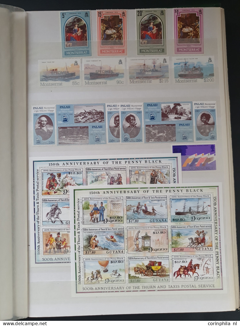 1930c onwards, a large number of mostly ** topical sets and miniature sheets including sports, birds, animals, transport