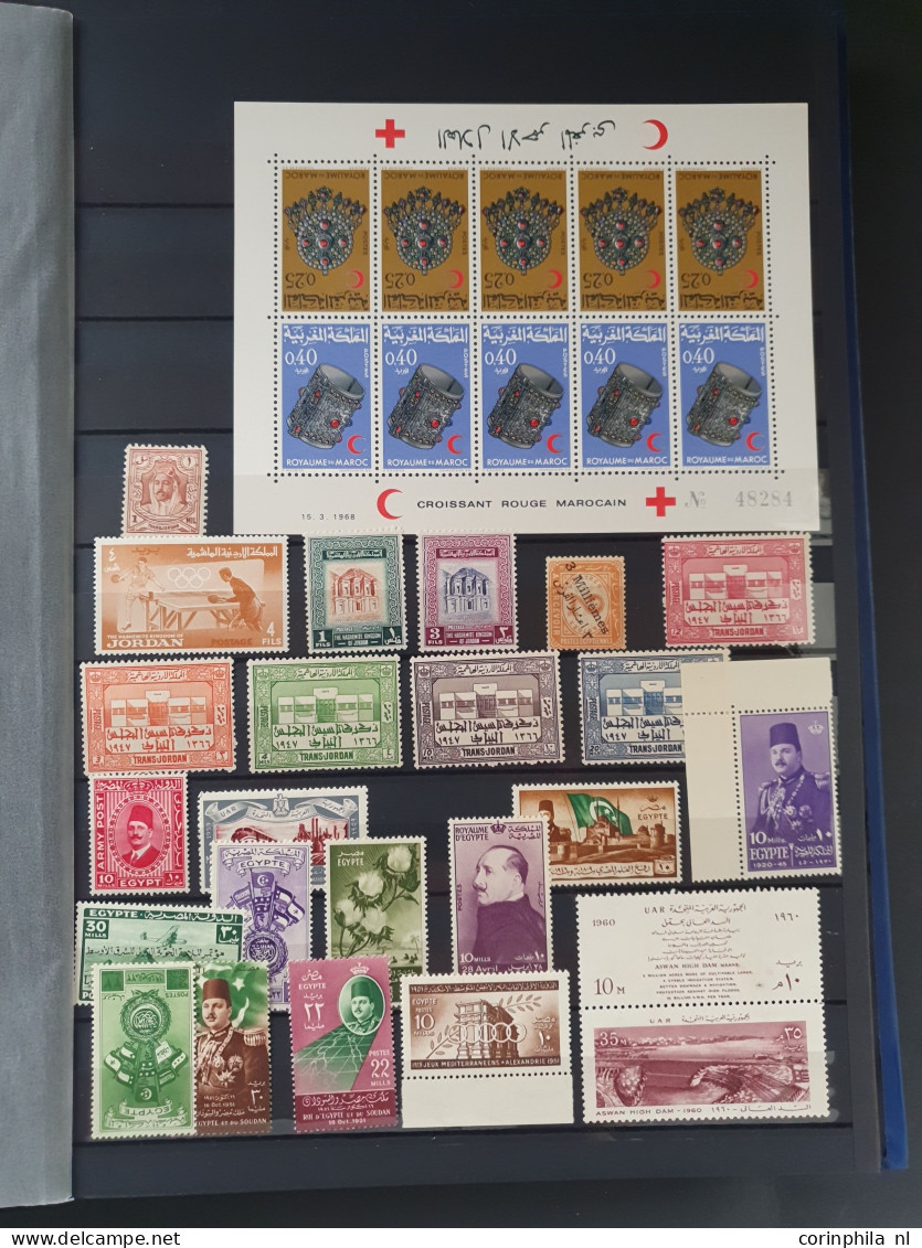 1930c onwards, a large number of mostly ** topical sets and miniature sheets including sports, birds, animals, transport