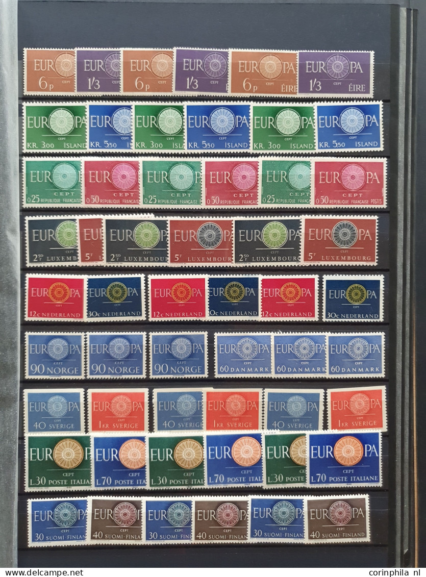1949/2009 collection CEPT including forerunners and co-runners mostly */** including better material, miniature sheets a