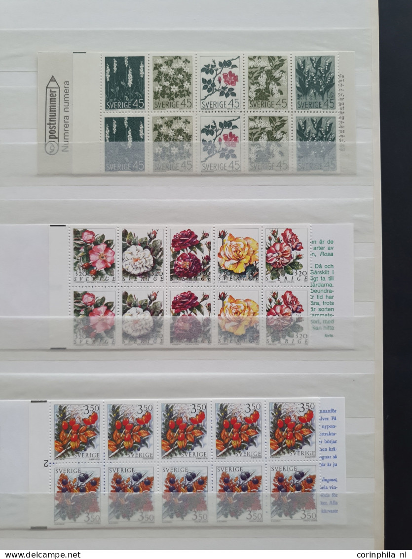 1950-2015 Collection Roses (flower) Used And */** Sorted By Country (A-Z) Including Booklets In 4  Stockbooks And 2 Enve - Collections (en Albums)