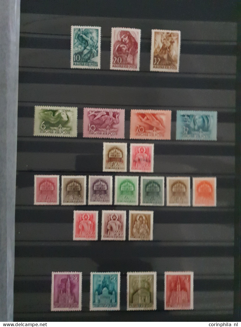 1900c onwards collection and stock */** with better items, miniature sheets, back of the book etc. in 16 albums in 2 lar