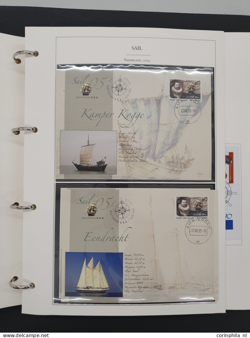 1919/2000 topical collection Ships and Boats, used and */** with a large number of sets and miniature sheets, incl. bett