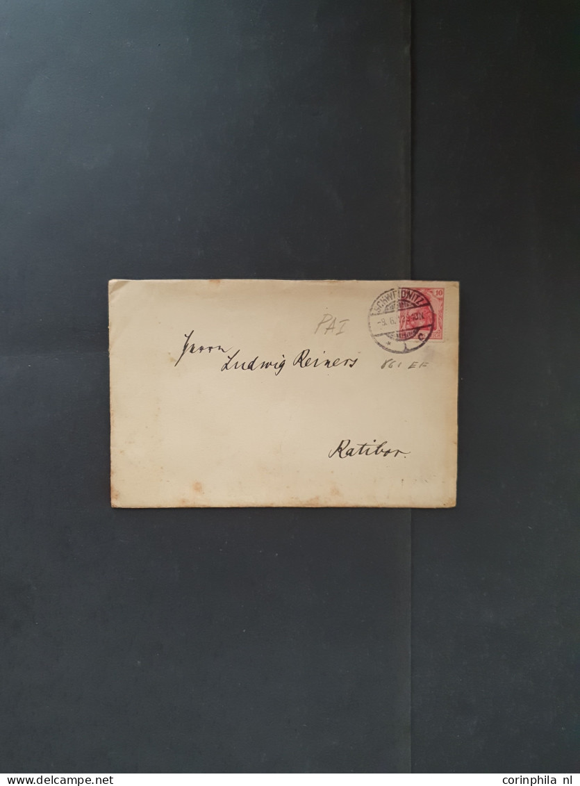 Cover 1860-1980 ca., several hunderd's of covers/postal stationery including some better items