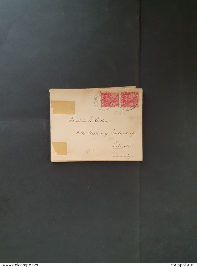 Cover 1860-1980 ca., several hunderd's of covers/postal stationery including some better items