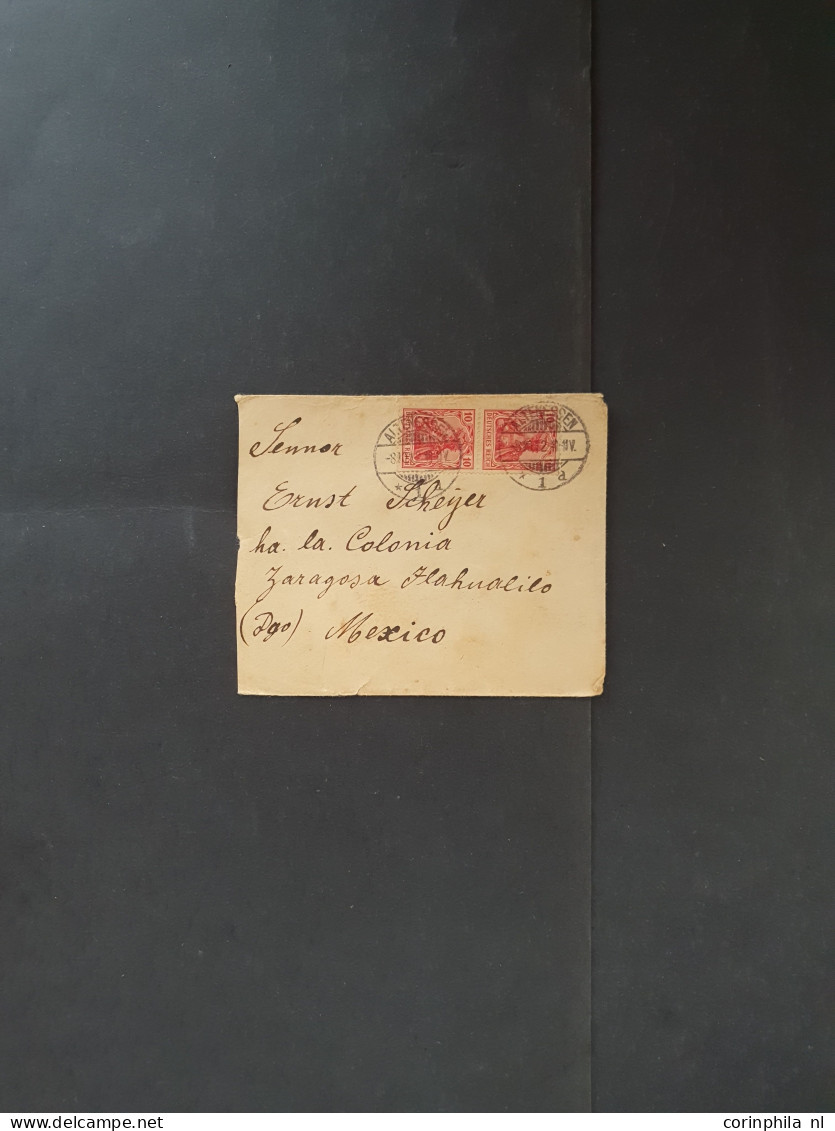 Cover 1860-1980 ca., several hunderd's of covers/postal stationery including some better items