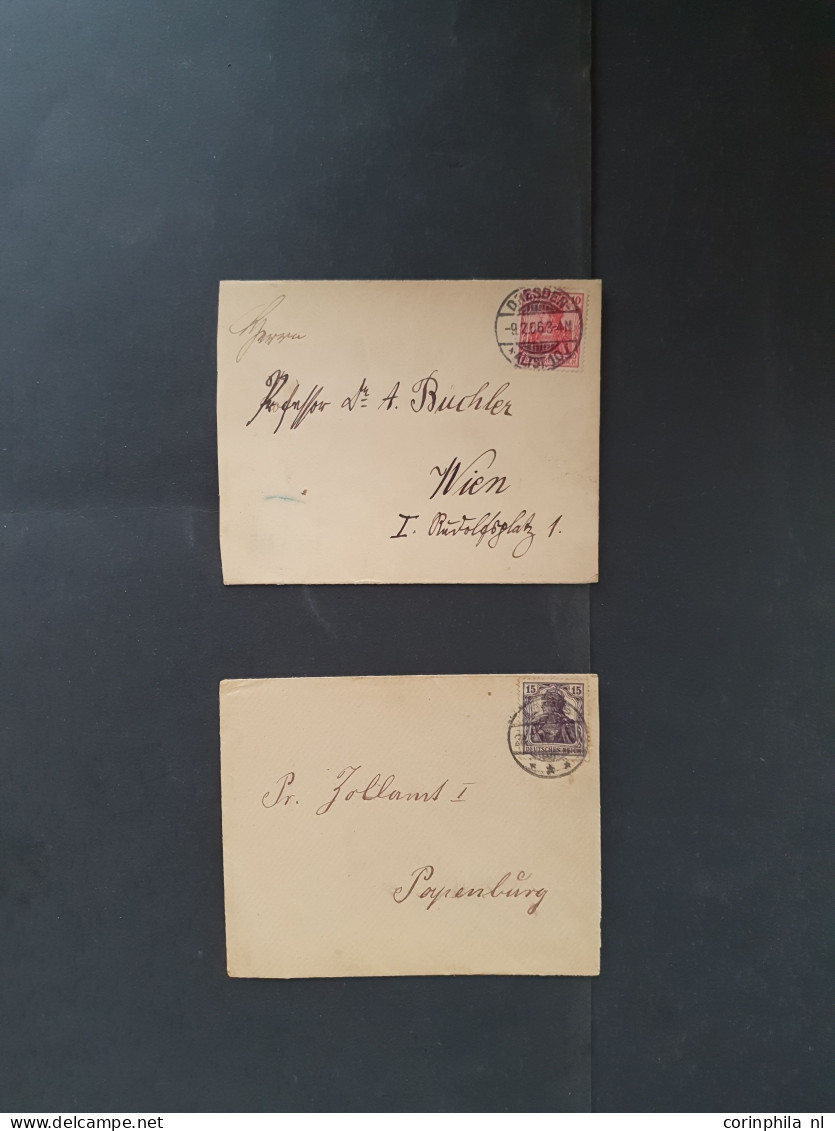 Cover 1860-1980 ca., several hunderd's of covers/postal stationery including some better items